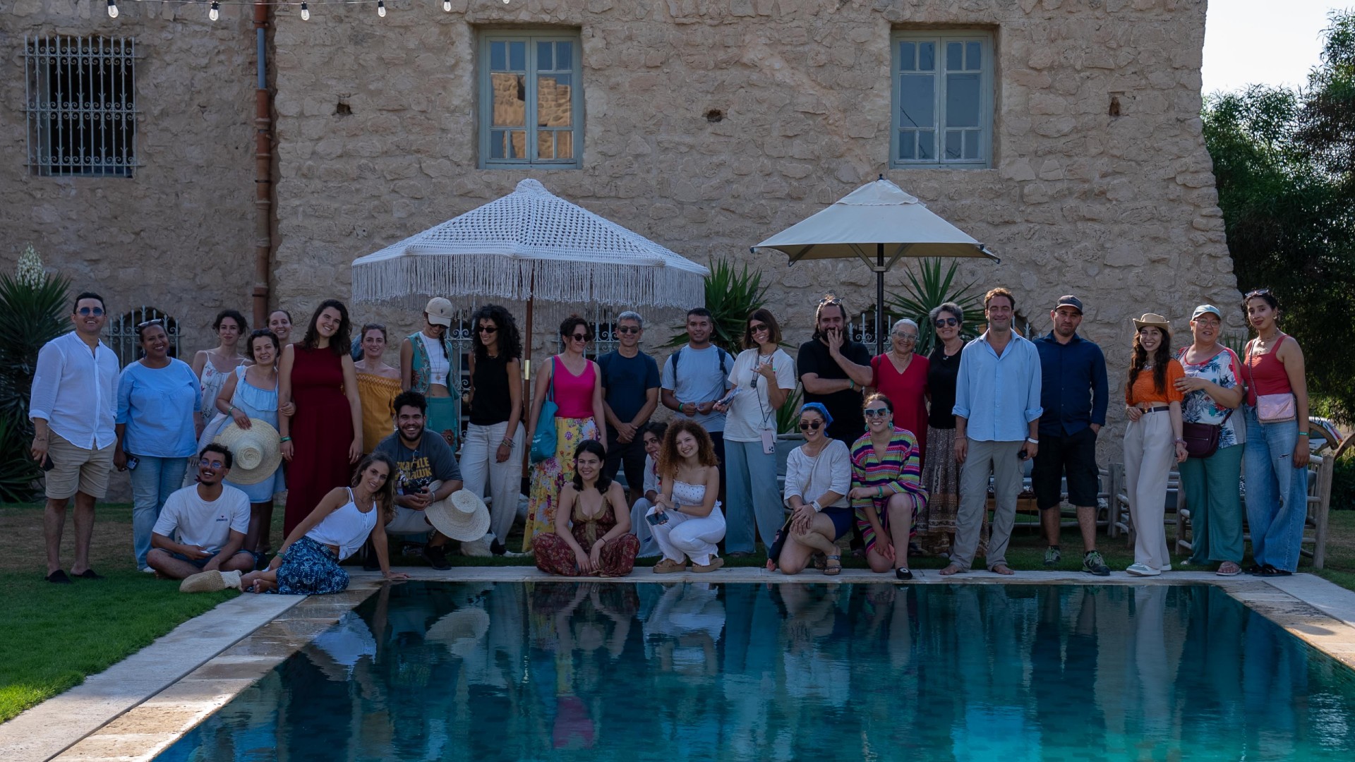 The group of participants to the HERITAS Masterclass in Tunisia.