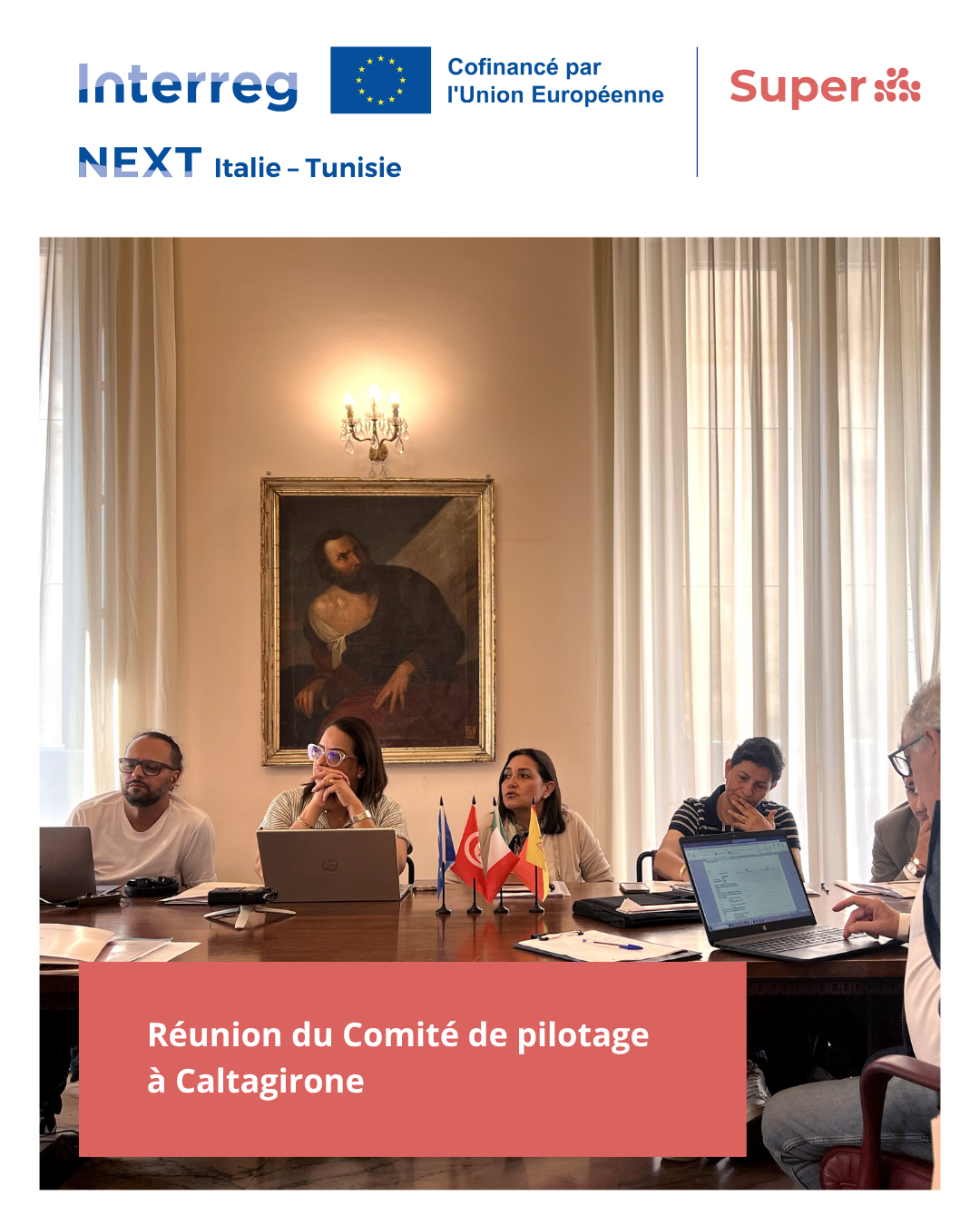 Le Comité de Pilotage du projet SUPER - Caltagirone