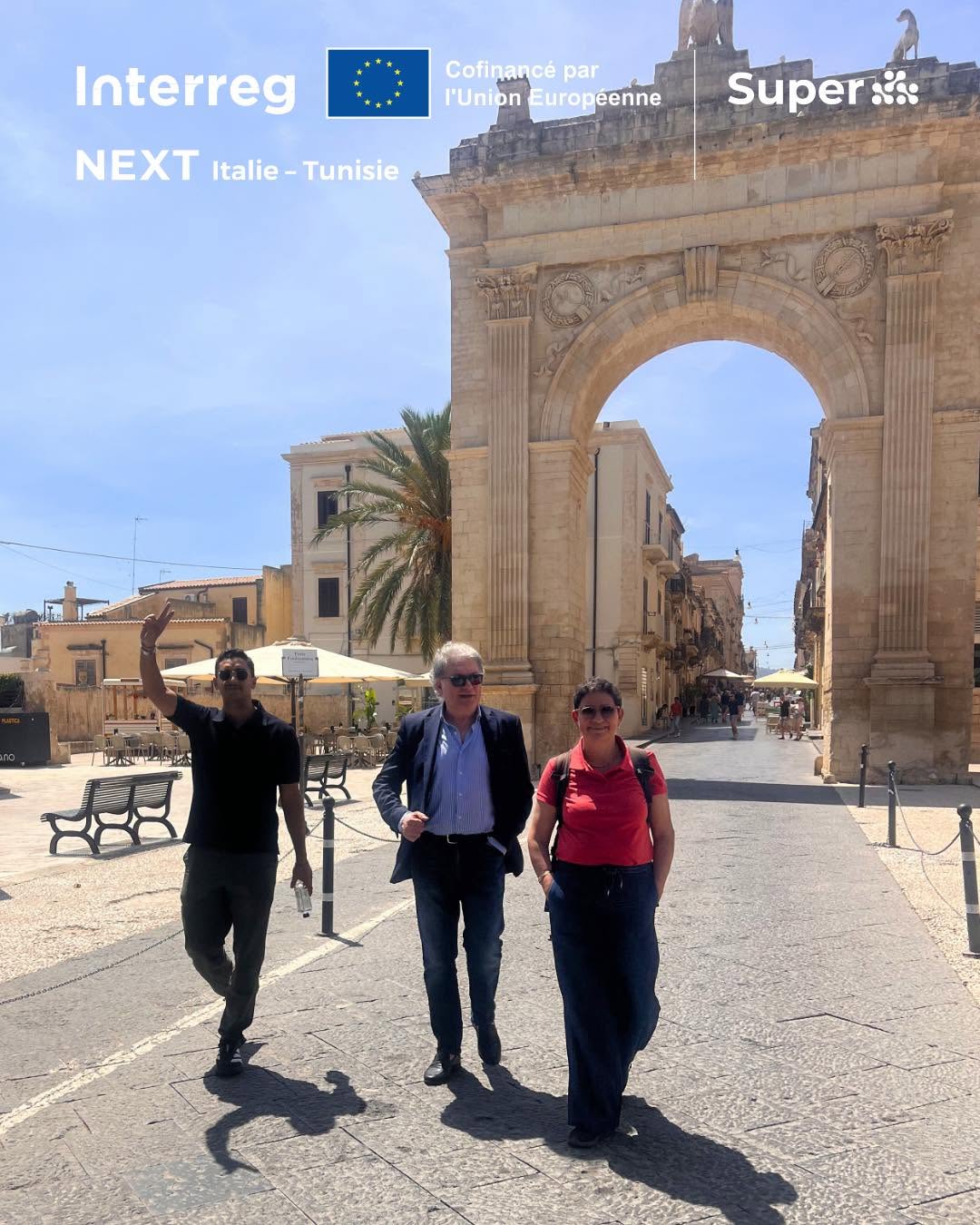 I partner tunisini del progetto SUPER in visitano al Val di Noto