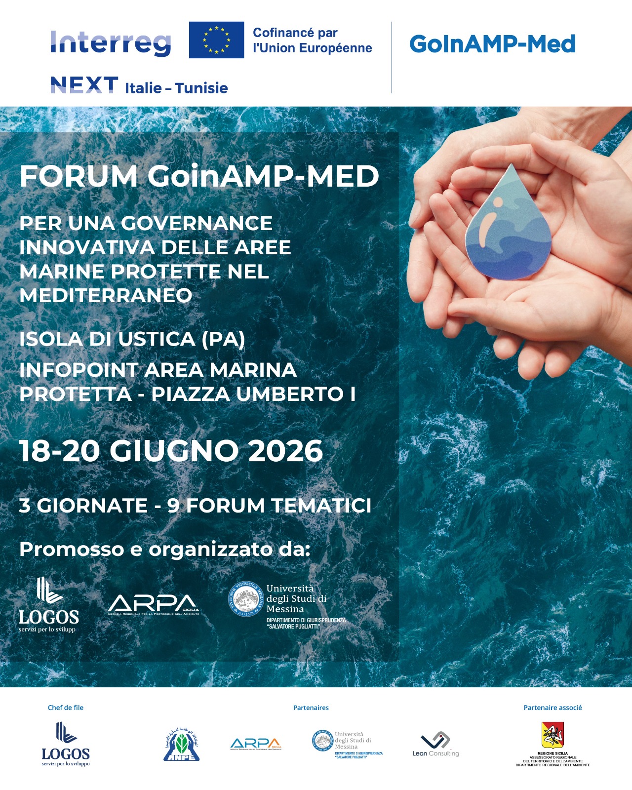 Forum GoInAMP-Med: verso una governance innovativa delle Aree Marine Protette nel Mediterraneo