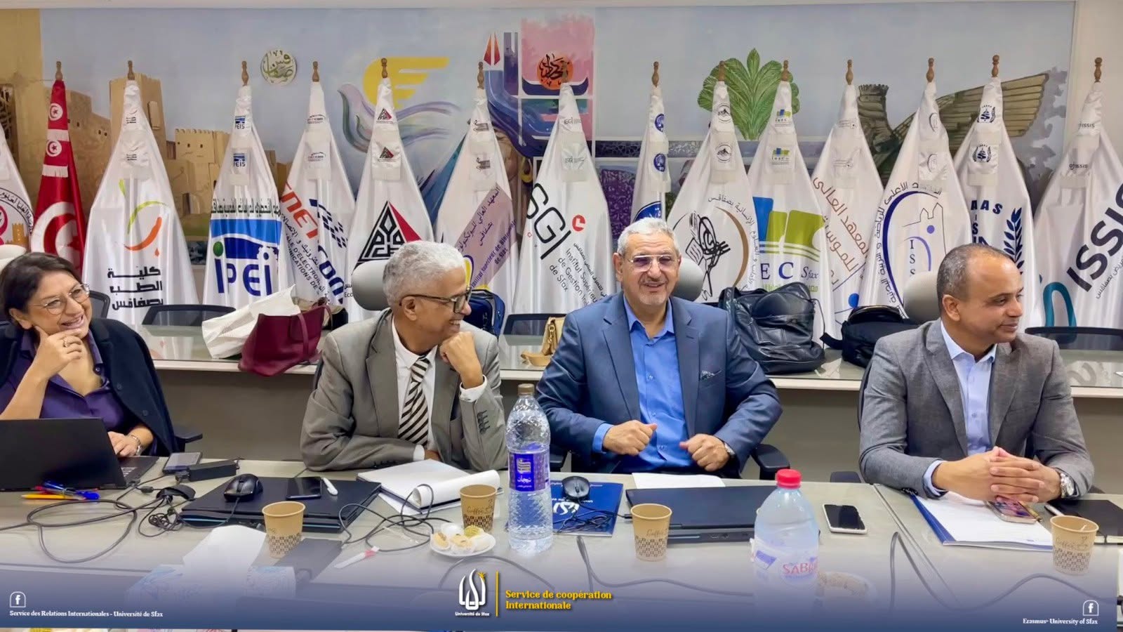 Immagine scattata durante la riunione di lancio a Sfax.
