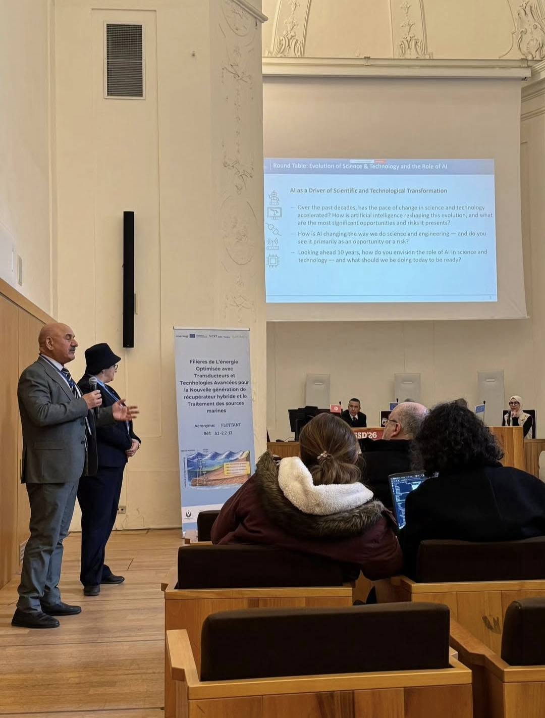 Immagine della tavola rotonda per i membri di FLOTTANT durante la conferenza SSD'26 tenutasi a Catania dal 30 marzo al 2 aprile 2026.