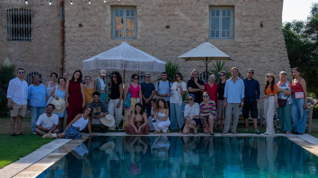 The group of participants to the HERITAS Masterclass in Tunisia.